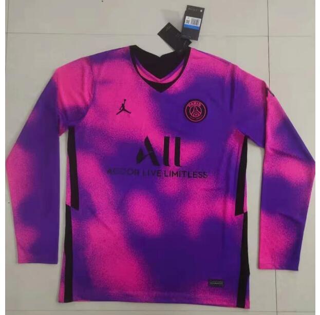 PSG Long Sleeve Fourth Away Kit Soccer Jersey 2020/21